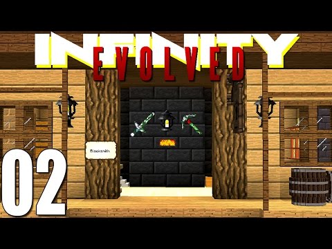 High Level Tinker's Construct Tool and Weapon - Infinity Evolved Expert  FTOG - Ep.2