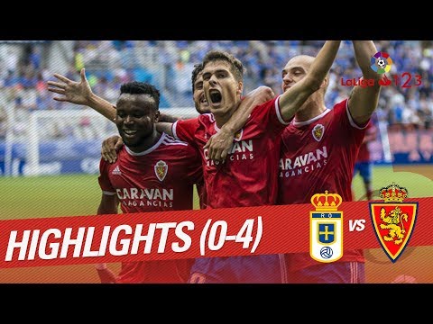 Highlights Real Oviedo vs Real Zaragoza (0-4)