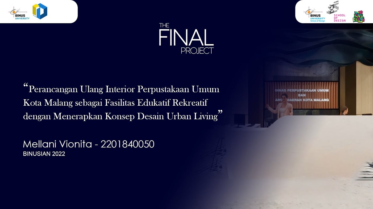 Perancangan Ulang Interior Perpustakaan Umum Kota Malang sebagai Fasilitas Edukatif Rekreatif dengan Menerapkan Konsep Desain Urban Living