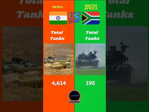 India Vs South Africa Military Comparison || #india #southafrica #africa #battle #army