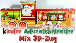 Kinder Mix 3D-Zug Adventskalender | UNBOXING