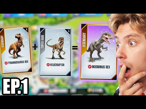 Road To Indominus Rex EP.1 Jurassic World The Game