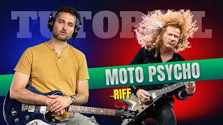 Tutorial RIFF di Moto Psycho - Megadeth | Lezioni di Chitarra Metal | Canzoni Facili