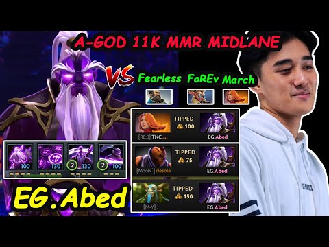 Abed [Void Spirit] A-GOD 11K MMR Midlane vs Fearless Forev March Dota 2 Perspective Pro Gameplay