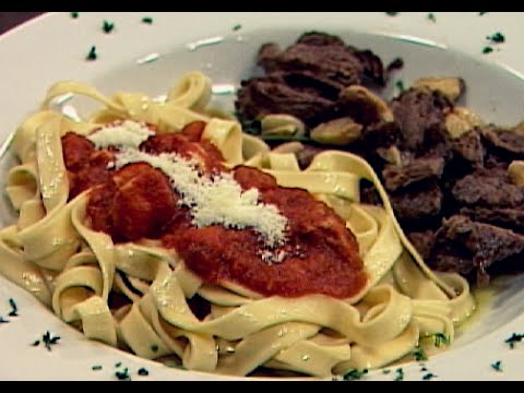 SEMPRE FELIZ - Fettuccine caseiro com tiras de filé mignon