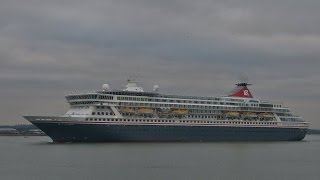 "Balmoral" departs from Southampton Docks - 18/03/2016