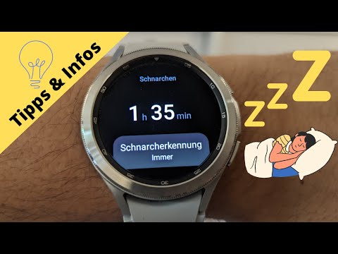 Schnarcherkennung mit der Samsung Galaxy Watch 4 (Tipps + Infos)