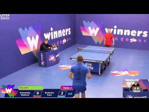 WINners CUP table 2  09.09  Kolomiets Vladimir - Rudenko Ivan 11:30