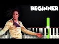 Earth Song Michael Jackson BEGINNER PIANO TUTORIAL SHEET MUSIC By Betacustic