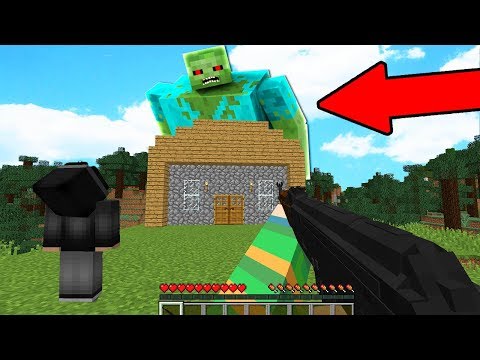 ISMETRG'NİN EVİNE MUTANT ZOMBİ SALDIRISI! - Minecraft