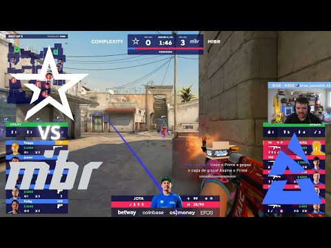 GAULES TRANSMITINDO MIBR VS COL BLAST Premier Spring Showdown 2022 North America (DUST2 - MAPA 1)