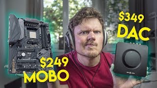 $349 Headphone AMP vs $249 On-board Sound... Who Wins???