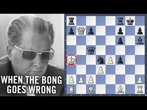 When the BONG goes wrong | Keres vs Bronstein, Blitz game, Zürich 1965