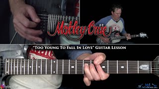 Motley Crue - Too Young To Fall In Love Guitar Lesson
