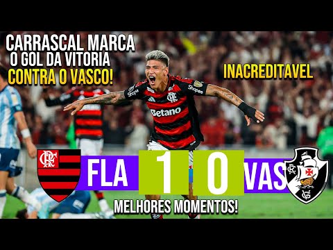 FLAMENGO X VASCO JOGO INACREDITAVEL! CARRASCAL FAZ GOL DA VITORIA! MELHORES MOMENTOS!