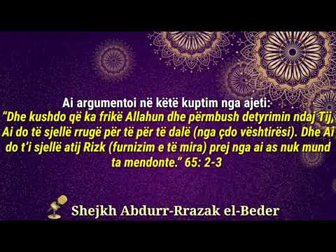 6.Mëkatet sjellin vështirësi - Abdurr-Rrazak el-Beder