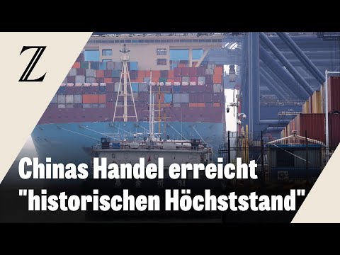 Video Thumbnail: Chinas Handelsüberschuss erreicht 2025 Rekordniveau