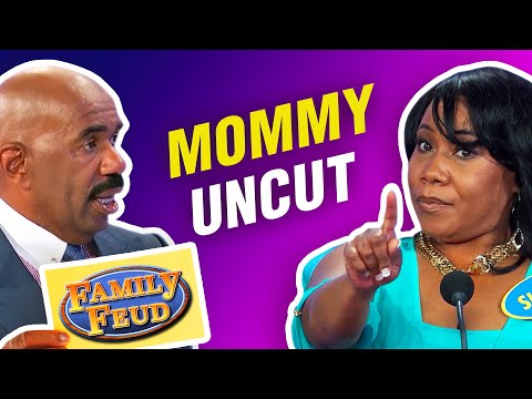 MOMMY! (UNCUT) Steve Harvey says "I QUIT!" on Family Feud!