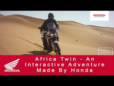 Africa Twin - An Interactive Adventure Made By Honda