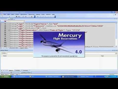 QA Testing Training - QTP Flight Reservation Tutorial By QATESTINGONLINETRAINING.COM
