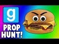 Gmod Cheeseburgers, Scarecrows, and Axes (Garry's Mod Prop Hunt Funny Moments)