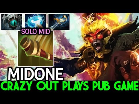 Midone [Monkey King] Crazy Top MMR Out Plays Pub Game 7.21 Dota 2