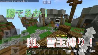 スカイウォーズで、卵、雪玉使わない縛り！？