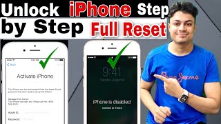 disabled iPhone connect to iTunes unlock and icloud lock hindi | disabled iPhone, icloud lock hindi