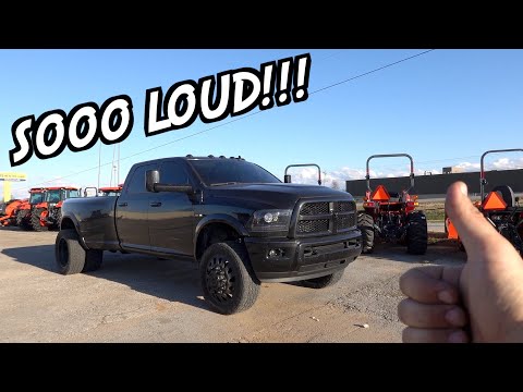 LOUDEST EXHAUST BRAKE YOU'VE EVER HEARD!!!!! THIS IS INSANE!!!