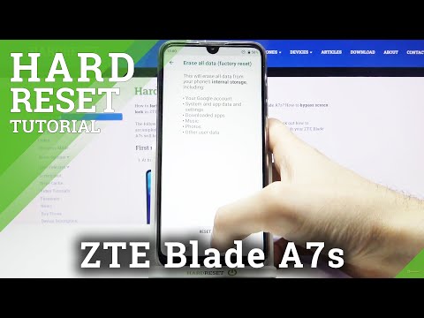 How to Factory Reset ZTE Blade A7s – Erase All Content & Restore System Defaults