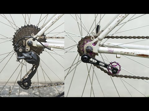 SINGLE SPEED CONVERSION / VINTAGE MOUNTAIN BIKE / BIKE BUILD