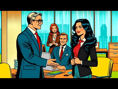 Erster Tag im Büro (Deutsch lernen, Dialog auf Deutsch B1, German Dialogue B1, learn German)