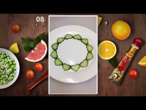20 Fruit plate decoration Fruit Vegetable Carving Garnish & Cutting Tricks #tutorial #food