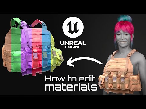 How to edit materials