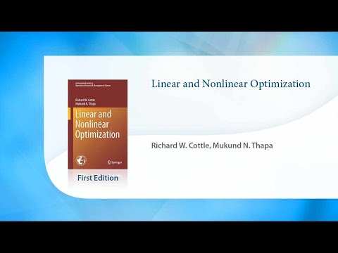 Linear and Nonlinear Optimization