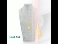 Gold Virgin Mary Necklace For Men