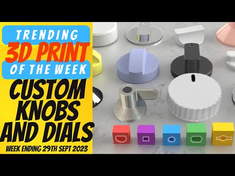 Any knob for any device. 3D printed knobs for any occasion!