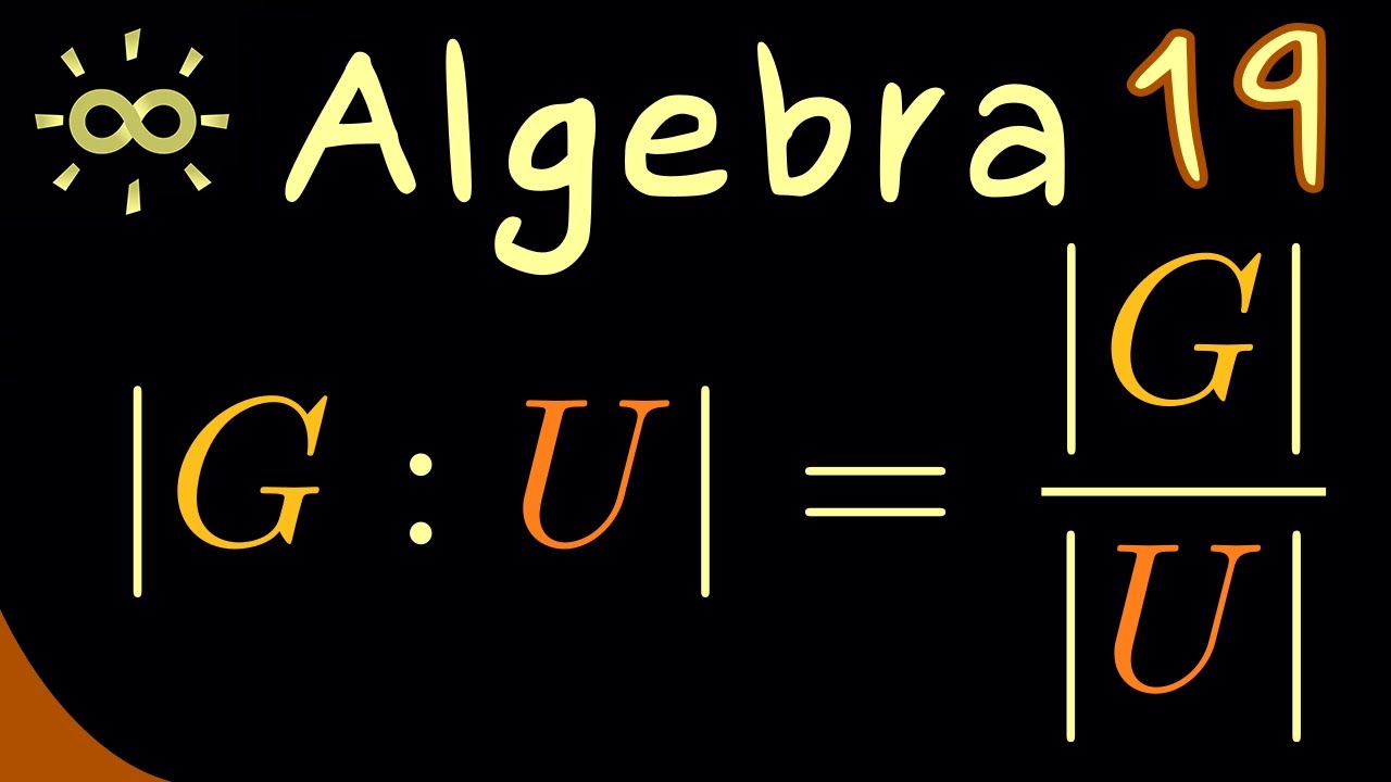 Algebra 19 | Lagrange's Theorem [dark version]