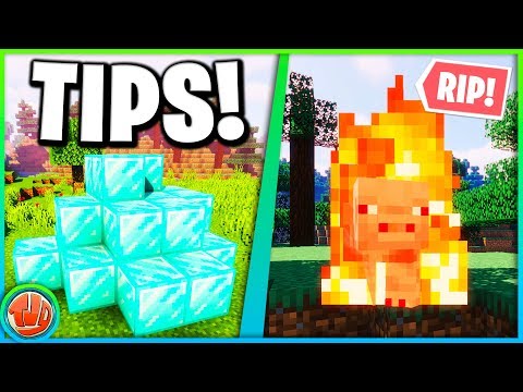 5 Tips & Tricks You MUST Do In MINECRAFT Survival!!