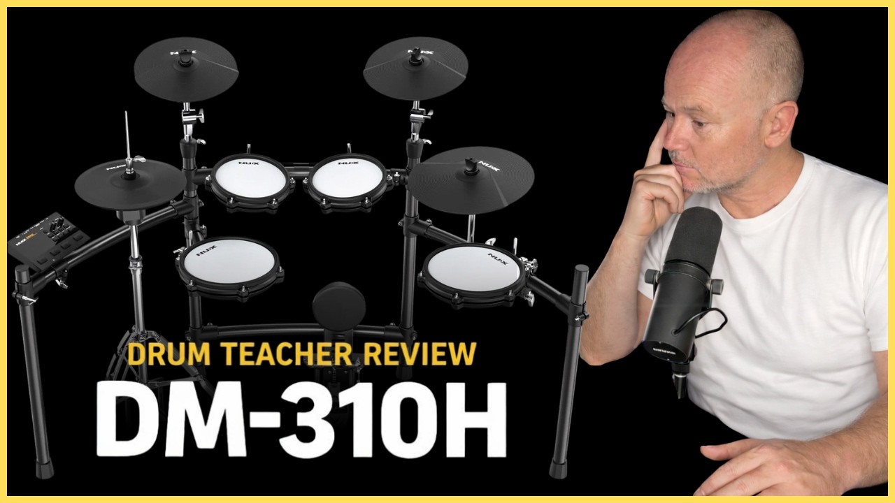 Drum Teacher Reviews: NUX DM-310H E-Drum Kit 🥁