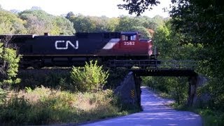 preview picture of video 'CN 2582 at Falding (17SEP2013)'