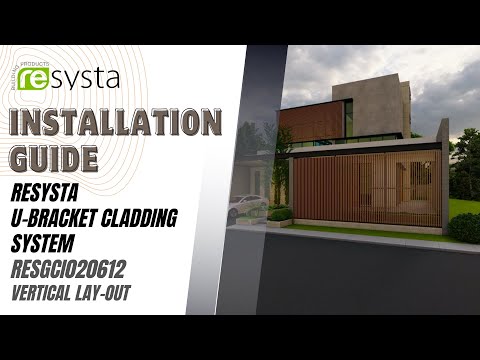 Resysta U-Bracket Cladding System