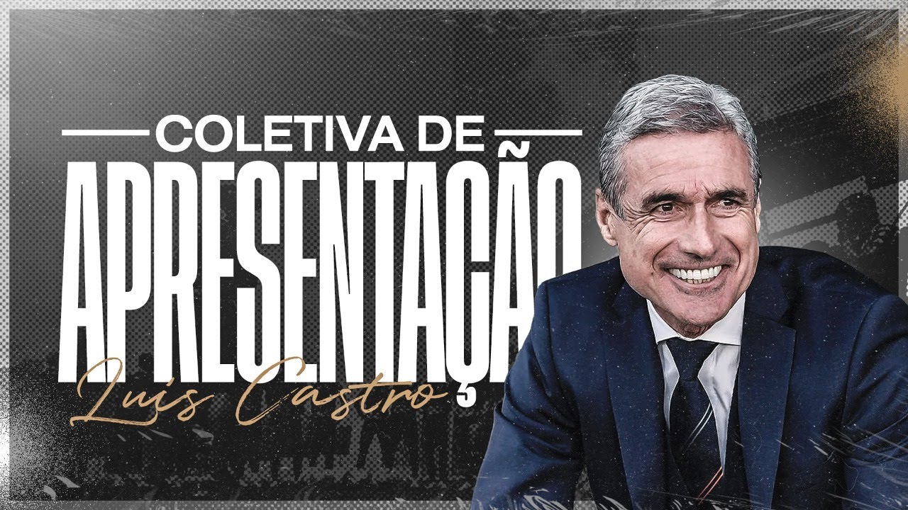 ASSISTA AO VIVO: Luís Castro é apresentado como novo técnico do Botafogo