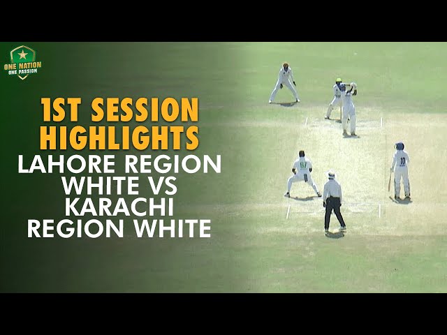 1st Session Highlights | Lahore Region W vs Karachi Region W | Match13 | #QeAT 2023/24 | PCB | M1U1A