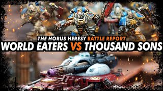 Download lagu World Eaters vs Thousand Sons - The Horus Heresy (Battle Report) mp3