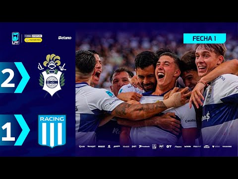 GIMNASIA 2 - 1 RACING | Resumen del partido | #TorneoMercadoLibre 2026 🏆