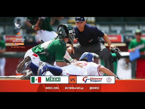 Highlights: Mexico vs Chinese Taipei - WBSC U-18 Baseball World Cup - Opening Round