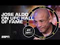 Jose Aldo discusses his emotional reaction to learning he’ll be in UFC Hall of Fame | ESPN MMA