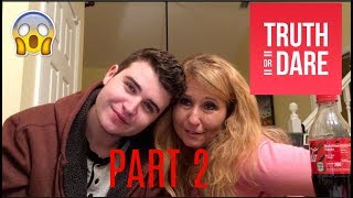 TRUTH OR DARE w/ MY MOM (PART 2) Gets a bit Hairy! Brad & Les