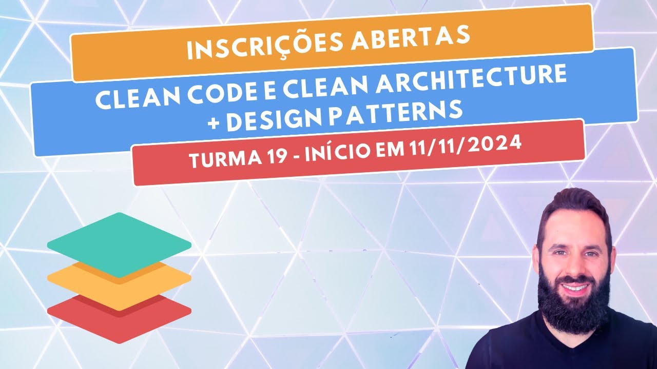 Inscrições Abertas - Clean Code e Clean Architecture - Turma 19